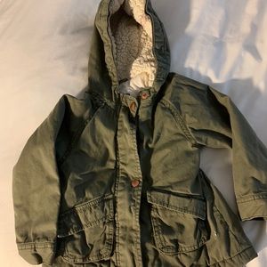 Super soft military green jacket 3T